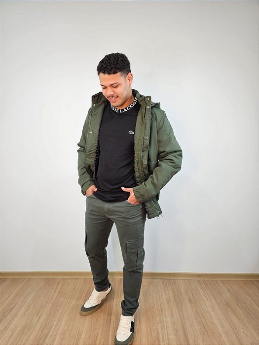 ELLUS COTTON SARJA DIAGONAL (ROCK) CARGO