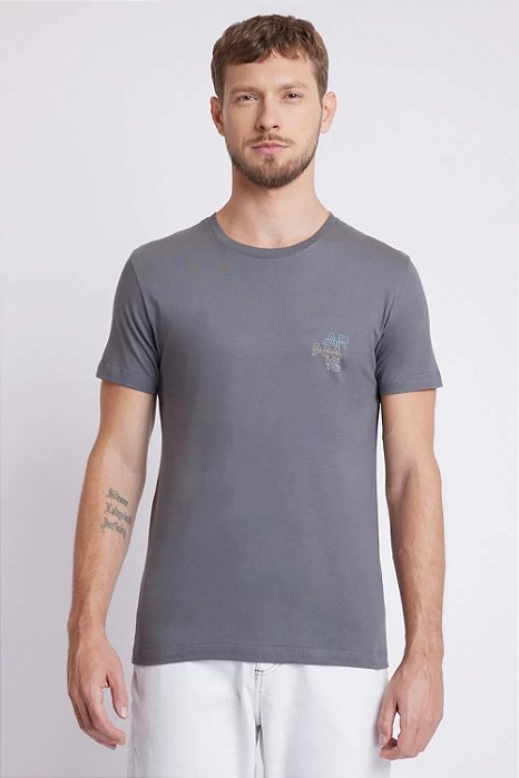 ARAMIS CAMISETA MANGA CURTA MALHA LETTERING FLORESTA 112