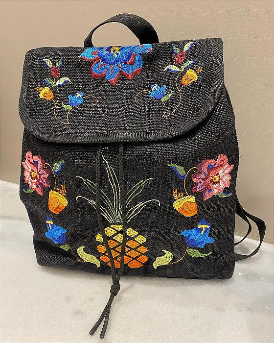 FARM MOCHILA FARM BOSSA NOVA FRUTA BORDADA ARTESAN