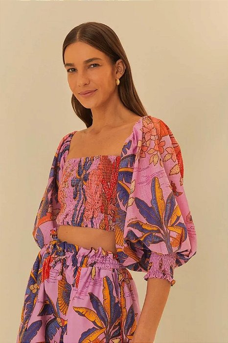 FARM BLUSA LASTEX BANHO DE RIO