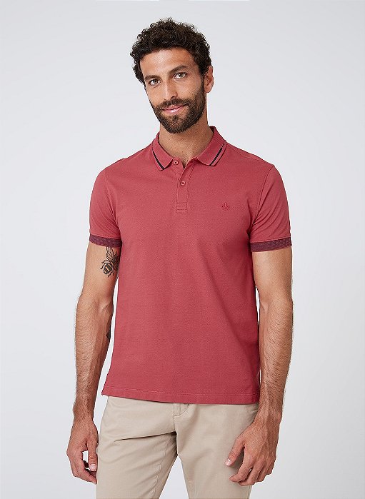 DUDALINA POLO PIQUET JACQUARD COTELE