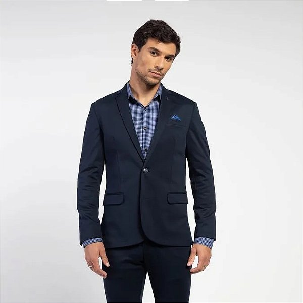 DOCTHOS BLAZER SLIM MALHA LISA