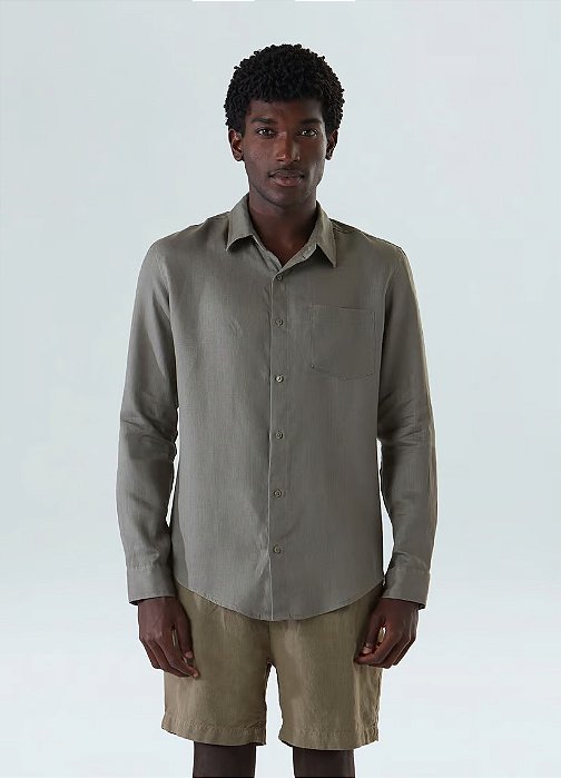 OSKLEN CAMISA MASCULINA CLASSIC LINEN