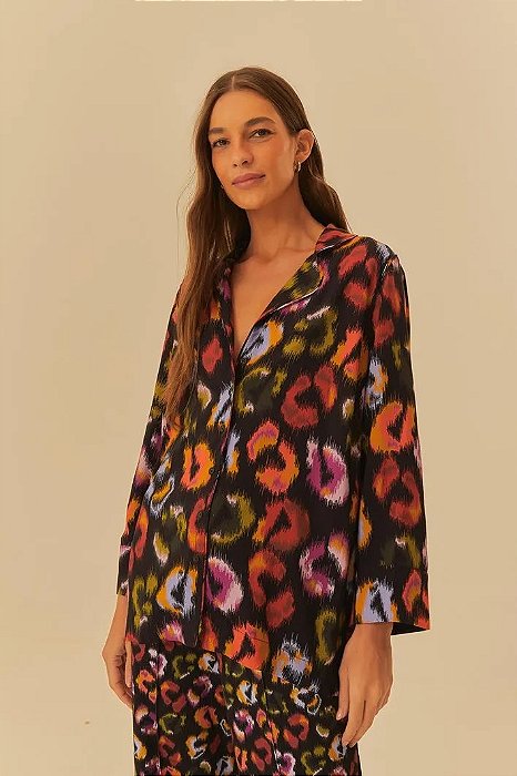 FARM CAMISA ONÇA DE COR