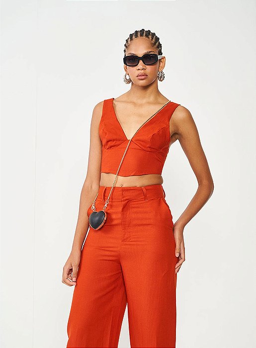 COLCCI TOP SLIM COM LINHO