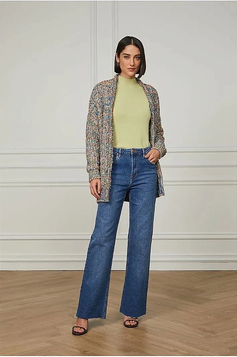 ANIMALE CALÇA JEANS BOOT VINTAGE BARRA A FIO