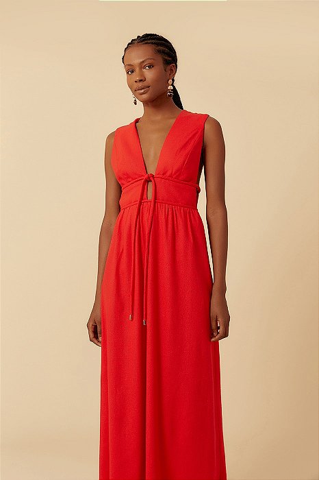 DRESS TO VESTIDO CROPPED LINHO CADARÇO ENCAPADO