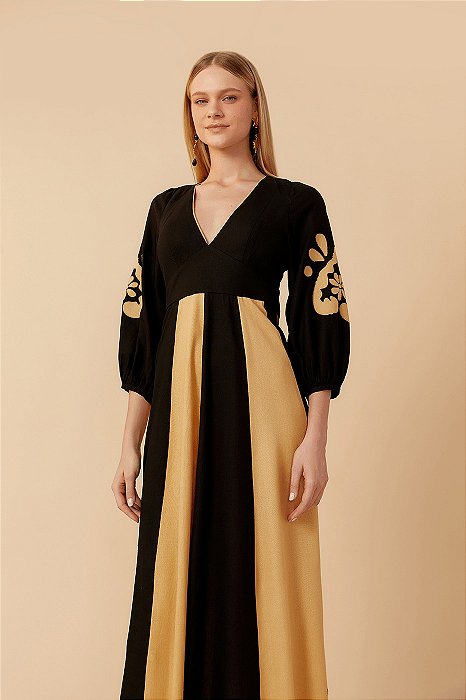 DRESS TO VESTIDO CROPPED LINHO BORDADO