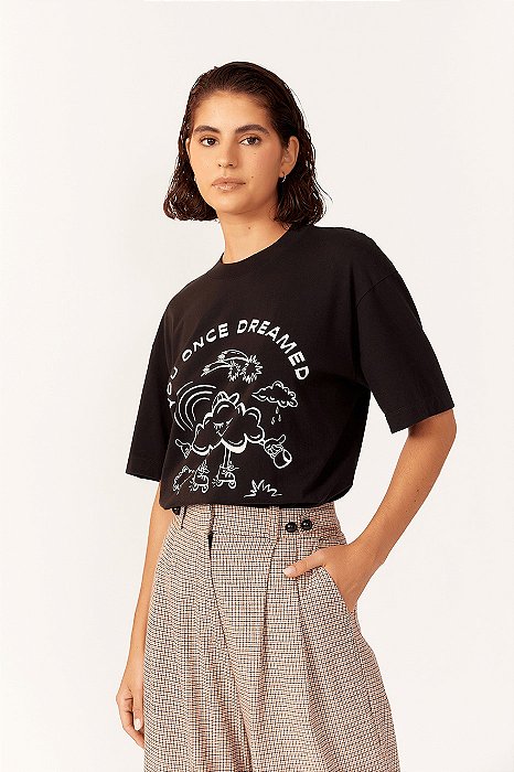 DRESS TO T-SHIRT SILK DREAM PRETO