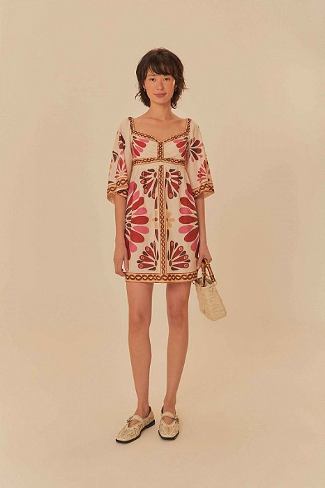 FARM VESTIDO CURTO FLOREJO