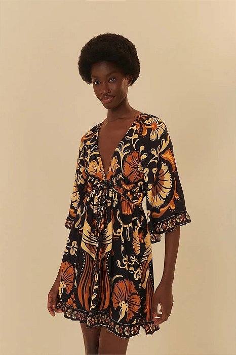 FARM  VESTIDO CURTO HELENA