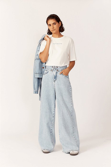 DRESS TO CALÇA JEANS PALA VIRADA