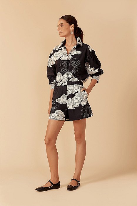 DRESS TO SHORT BOXER TRICOLINE ESTAMPA CÉU