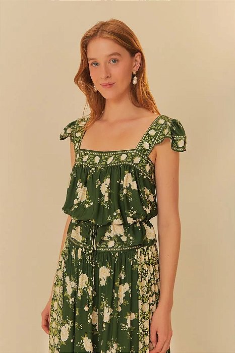 FARM BLUSA ESTAMPADA ROMANCE