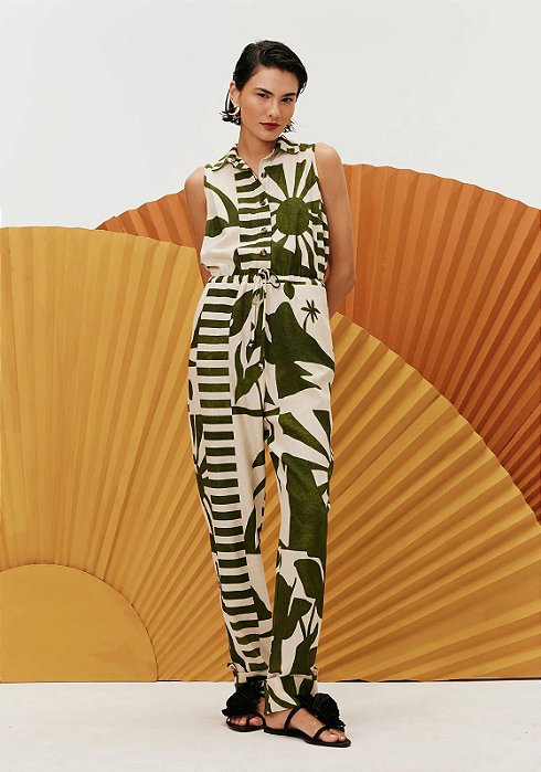 CACAY MACACÃO CAMISARIA ESTAMPADO BOSSA NOVA