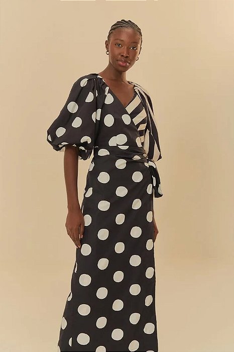 FARM VESTIDO CROPPED TRANSPASSE ESTAMPADO POALINA