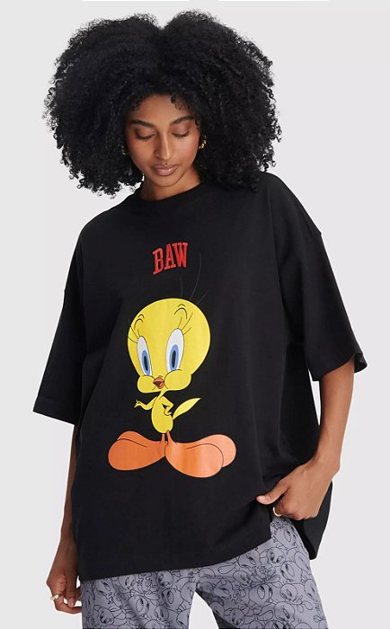BAW CAMISETA NEW OVER SYLVESTER BAW X LOONEY