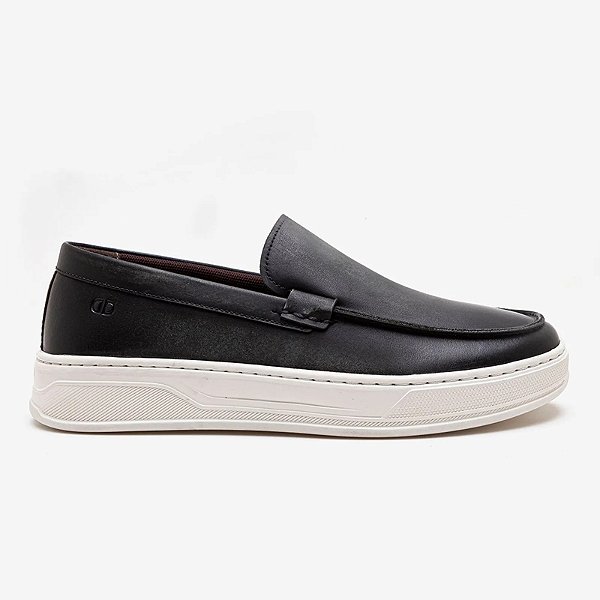 DEMOCRATA SAPATO DENIM BOLD PRETO