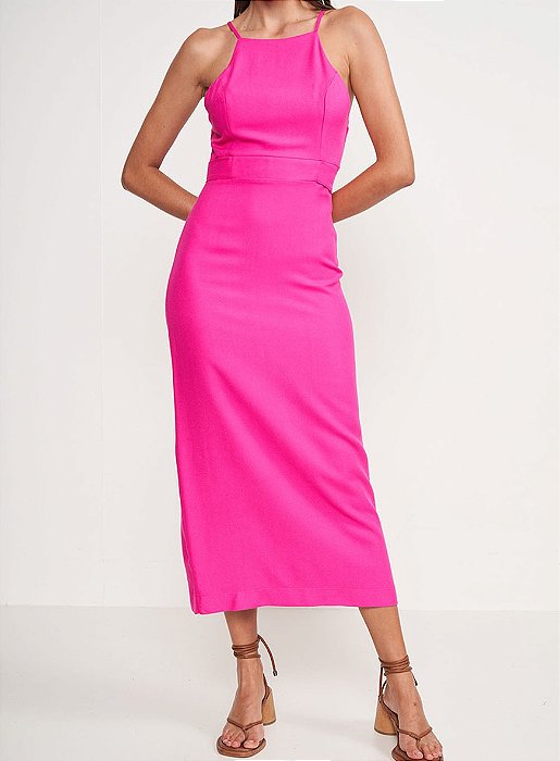 COLCCI VESTIDO COM FENDA SLIM