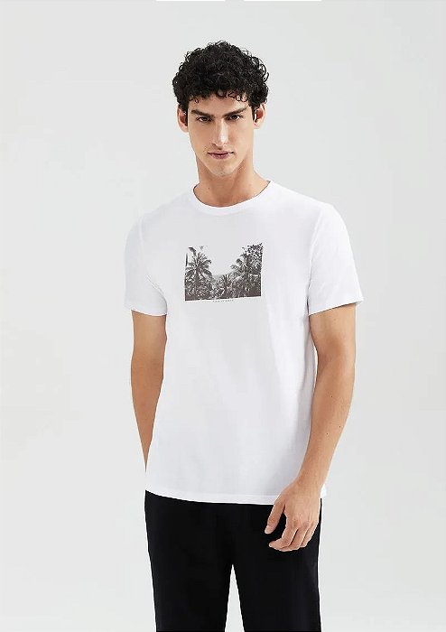 HERING CAMISETA MASCULINA MANGA CURTA COM ESTAMPA