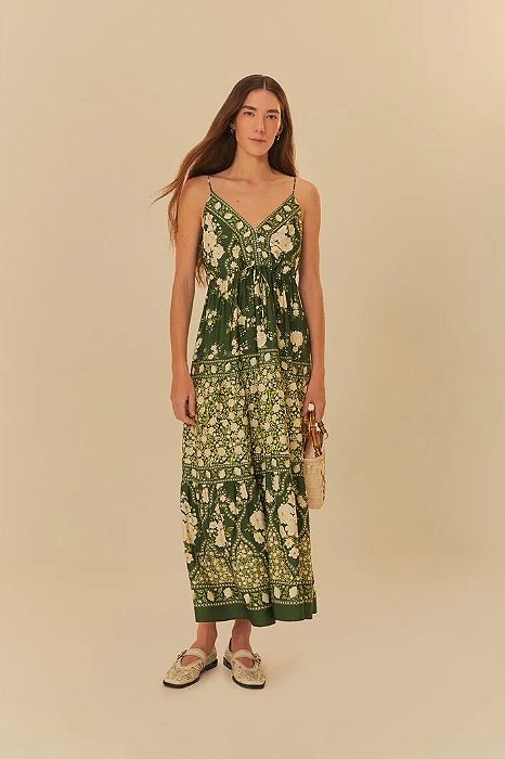 FARM VESTIDO CROPPED ESTAMPADO ROMANCE