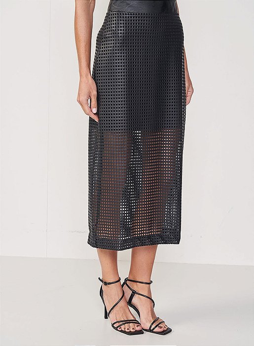 COLCCI SAIA JOANA TELADA CINTURA ALTA