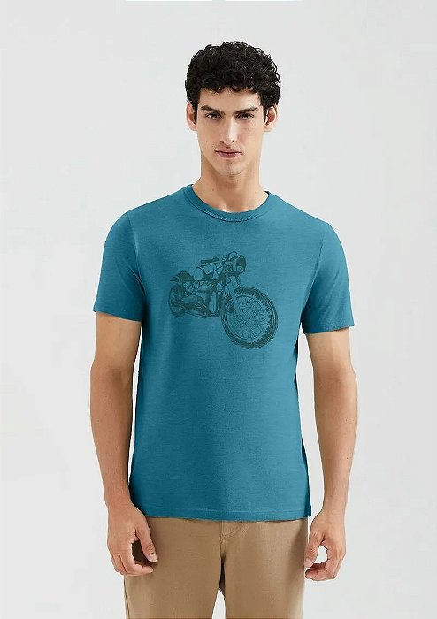 HERING CAMISETA MASCULINA MANGA CURTA COM ESTAMPA
