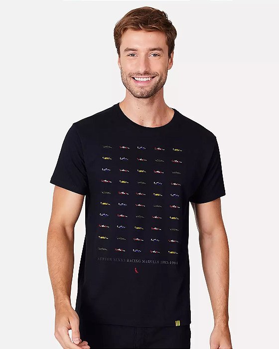 RESERVA CAMISETA ESTAMPADA CAR COLLECTION SENNA