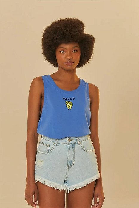 FARM SHORT JEANS MULLET CLARO