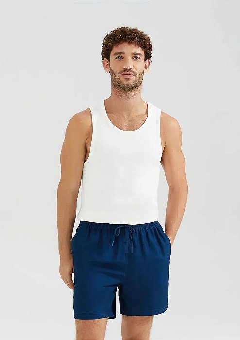 HERING SHORTS PRAIA BÁSICO MASCULINO - AZUL