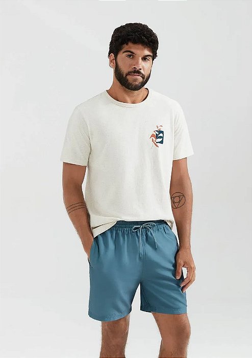 HERING SHORTS PRAIA BÁSICO MASCULINO - AZUL