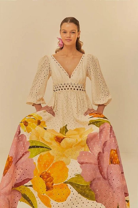 FARM VESTIDO LAISE ESTAMPADO CHITA BELLA