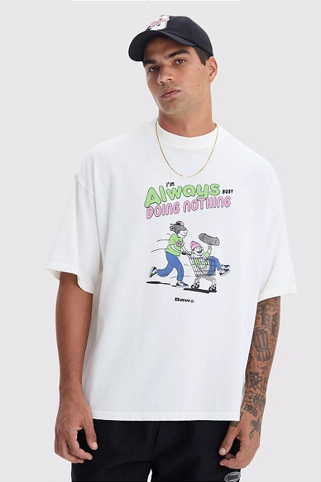 BAW CAMISETA NEW OVER SMOOTH OFF WHITE