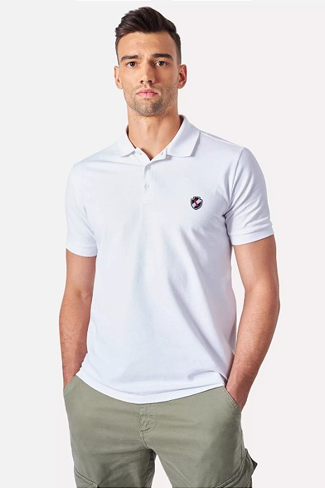 RESERVA POLO PIQUET VASCO DA GAMA BRANCA