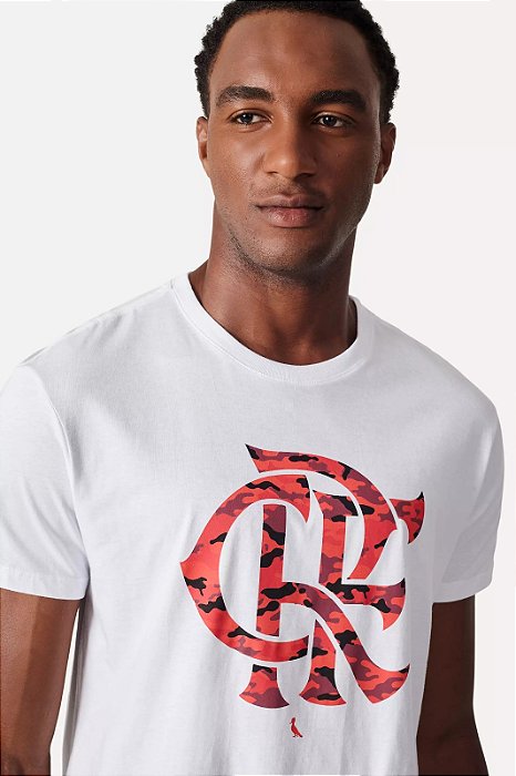 RESERVA CAMISETA ESTAMAPADA CRF CAMUFLADO VERMELHO FLAMENGO