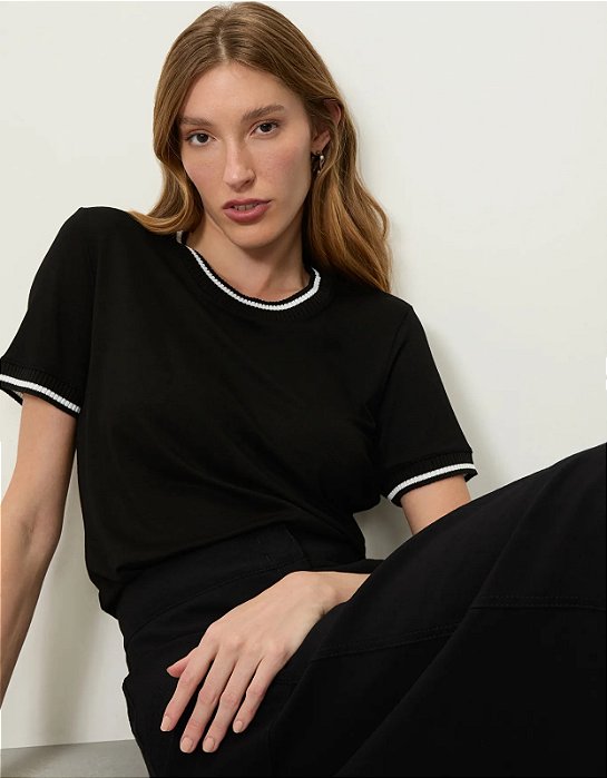 SHOULDER T-SHIRT RETILINEA