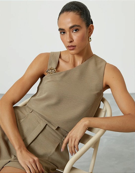 SHOULDER BLUSA ALÇA ASSIMETRICA