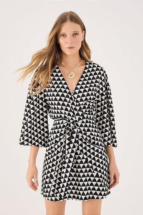 DRESS TO VESTIDO ESTAMPA MIRAGEM