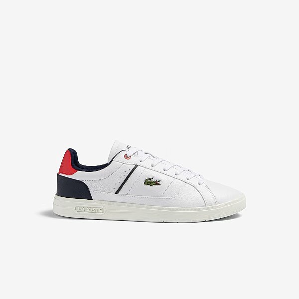 LACOSTE TÊNIS MASCULINO LACOSTE EUROPA PRO EM MATERIAL SINTÉTICO TRICOLOR