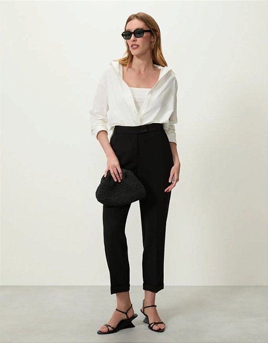 SHOULDER CALÇA SLIM ALFAIATADA