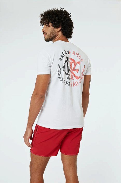 BLUEMAN T-SHIRT RAÇA FLAMENGO BRANCO