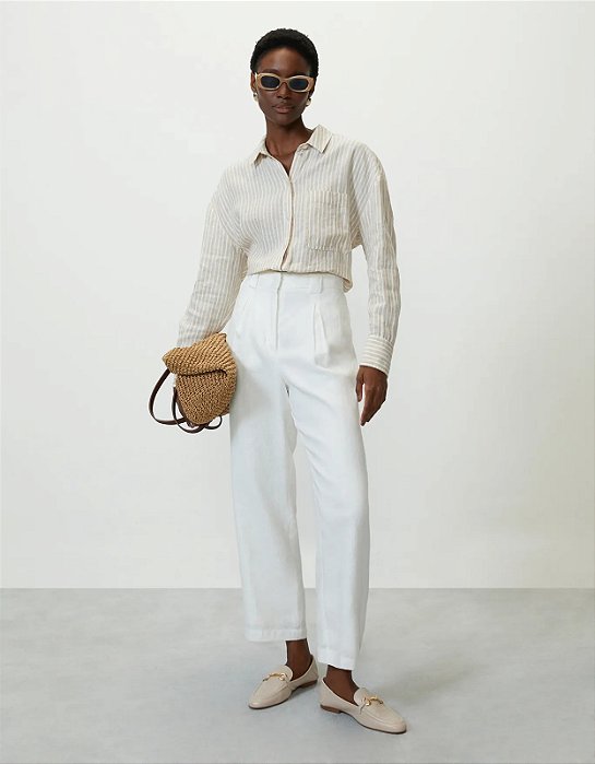 SHOULDER CALÇA ALFAITADA RETA