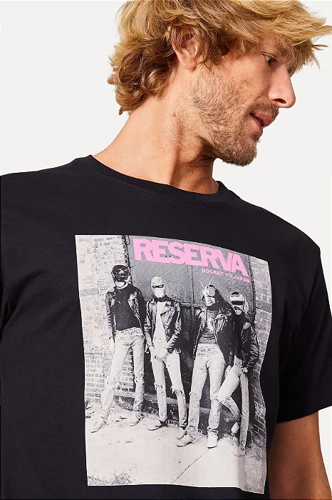 RESERVA CAMISETA ESTAMPA ROCKET TO JAPAN