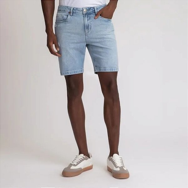 DOCTHOS BERMUDA MIDDLE JEANS CLARO