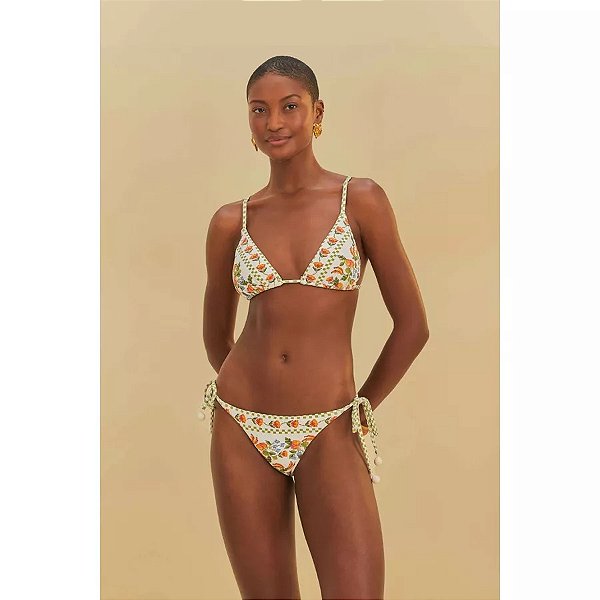 FARM BEACHWEAR BIQUINI LACINHO LOC VITAMINA DE BANANA