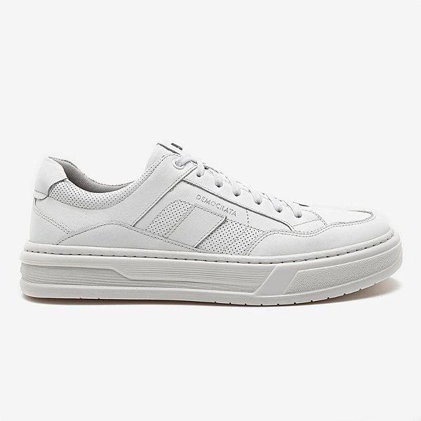 DEMOCRATA TÊNIS DENIM WIDE BRANCO