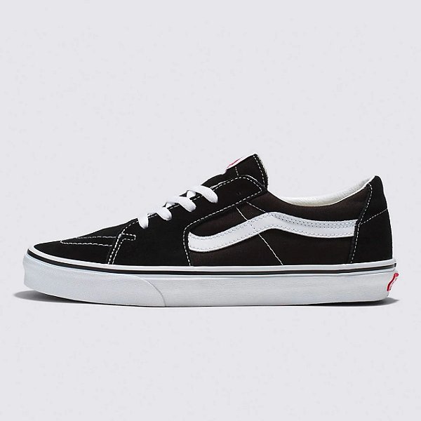 VANS TÊNIS SK8-LOW BLACK TRUE WHITE