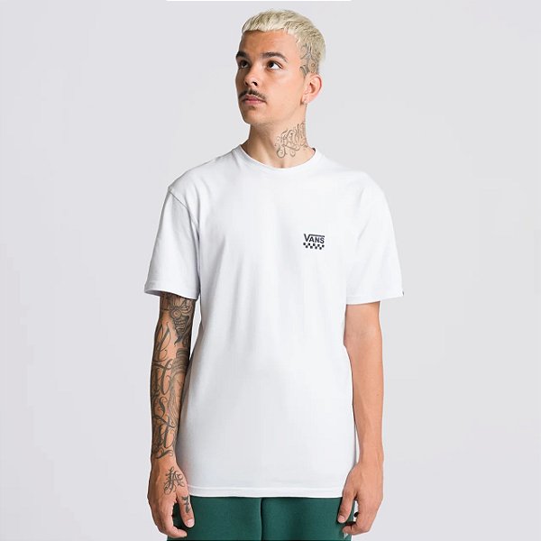 VANS CAMISETA LEFT LOGO LI SS WHITE
