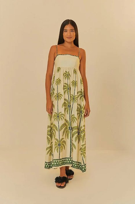 FARM VESTIDO MILANI COQUEIRO