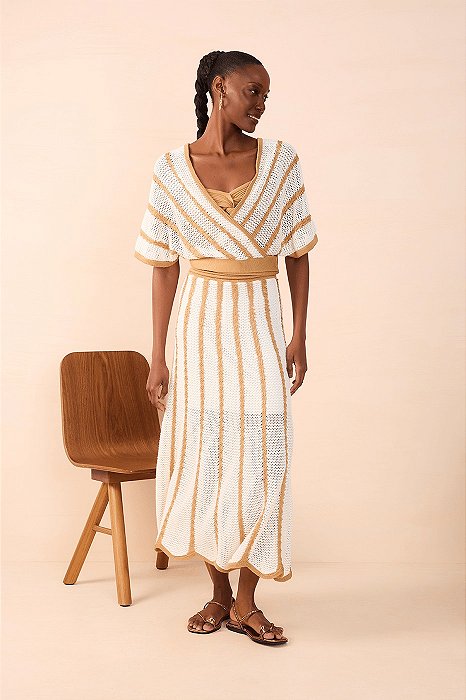 DRESS TO TOP TRICOT 2 EM 1 BEGE DUNA